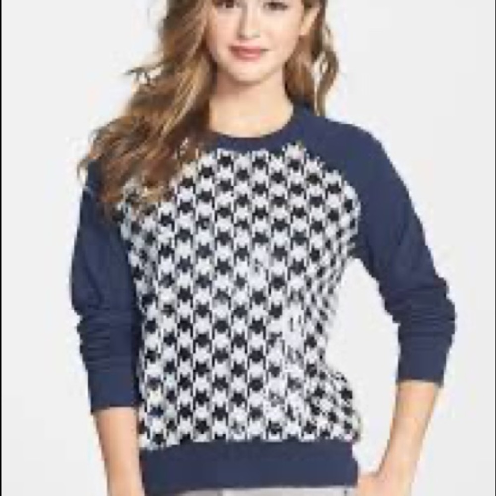 Michael Kors Sequin Houndstooth Sweatshirt